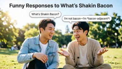 Funny Responses to What’s Shakin Bacon