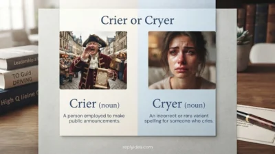 Crier or Cryer